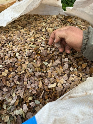 Златолит персиковый декоративная каменная крошка купить в Чеченской Республике