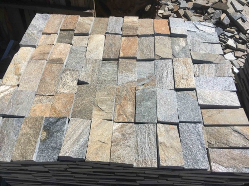 Плитка пилёная златолит Уральский для цоколя, отмостки купить в Чеченской Республике