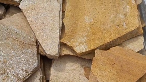 Плитняк златолит жёлтый для фасада 1,5-3 см купить в Чеченской Республике