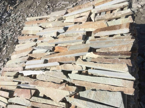 Горбушка златолит золотистый для облицовки купить в Чеченской Республике